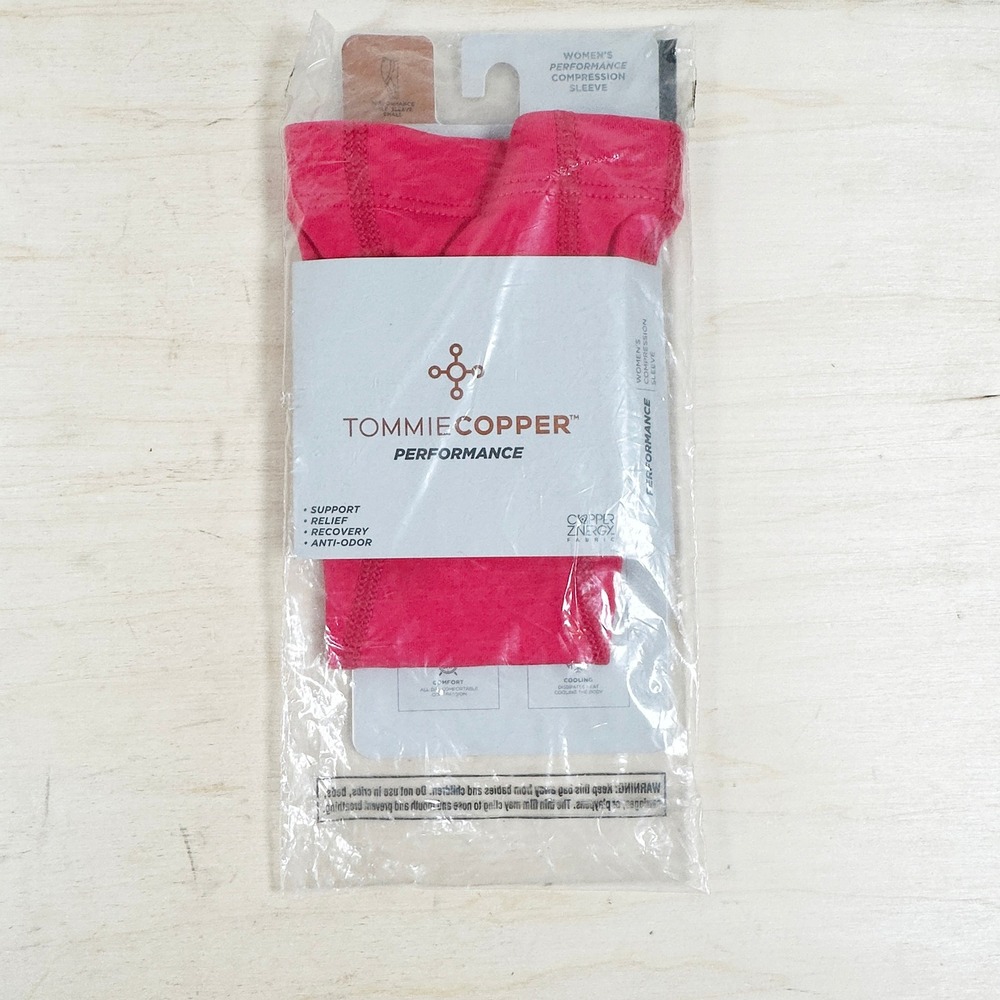 Tommie Copper Women's Performance Compression Calf Sleeve Pink SIZE‎ Small Pom